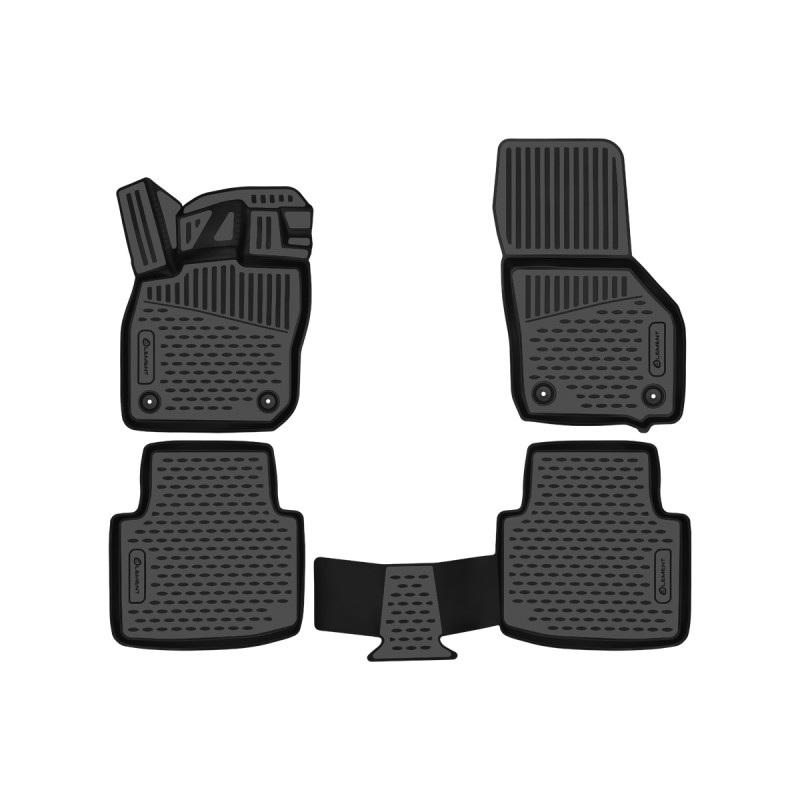 3D Tappetini su misura per SKODA Superb (III restyling) 2019 -Europe, 4pcs. (Cod. N-EXP.ELEMENT3DA58