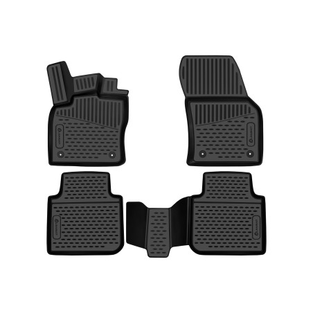 3D Tappetini su misura per SKODA Kodiaq, 2017-, 4 pcs. (Cod. N-EXP.ELEMENT3D4519210k)