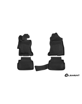 3D Tappetini su misura per SUBARU XV, 2017-, 4 pcs. (Cod. N-EXP.ELEMENT3D4622210k)