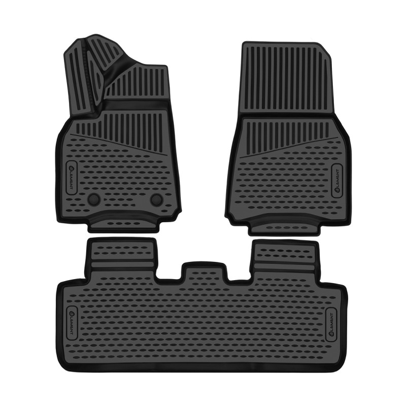 3D Tappetini su misura per TESLA Model Y (Original Mount), 2020, SUV, 3 pcs. USA (polyurethane) (Cod