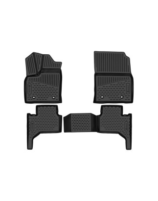 3D Tappetini su misura per TOYOTA Land Cruiser (300 Series) 2021- SUV, 5posti, 4pcs. (Cod. N-EXP.ELE