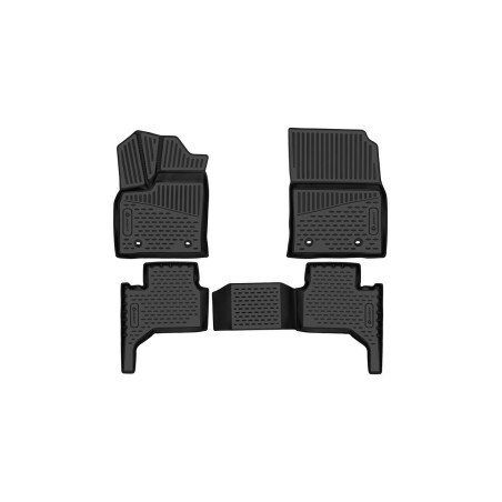 3D Tappetini su misura per TOYOTA Land Cruiser (300 Series) 2021- SUV, 5posti, 4pcs. (Cod. N-EXP.ELE