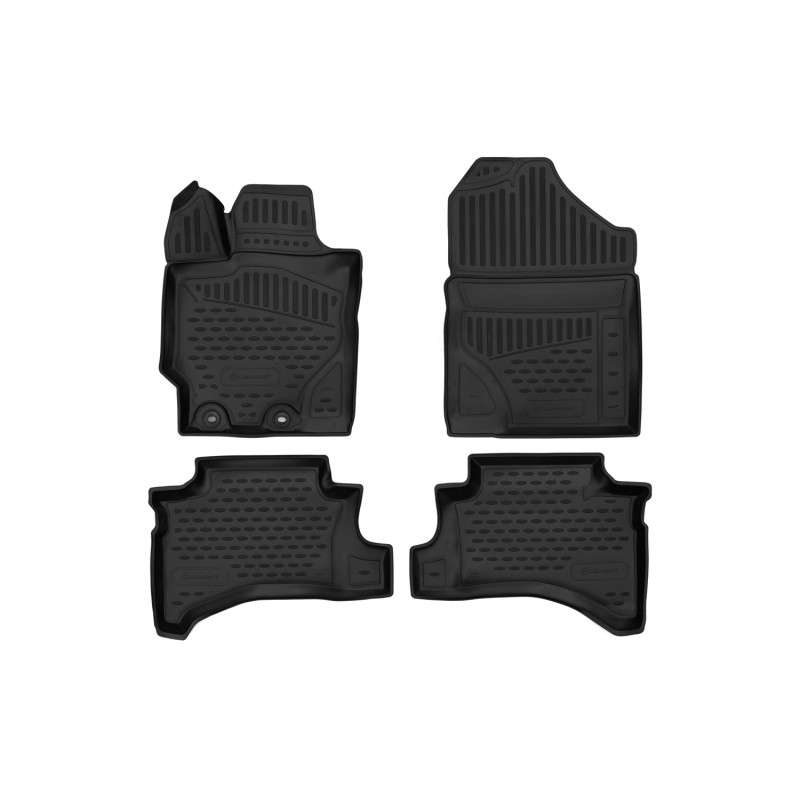 3D Tappetini su misura per TOYOTA Yaris (III restyling 2), 2017-2020, Hybrid, Hb., 4 pcs. (Cod. N-EX