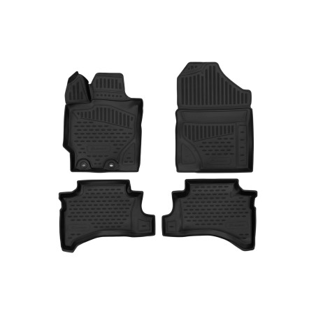3D Tappetini su misura per TOYOTA Yaris (III restyling 2), 2017-2020, Hybrid, Hb., 4 pcs. (Cod. N-EX