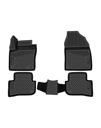 3D Tappetini su misura per TOYOTA C-HR, 2016-, 4WD, SUV, 4 pcs. (Cod. N-EXP.ELEMENT3D48129210k)