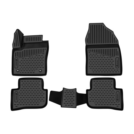 3D Tappetini su misura per TOYOTA C-HR, 2016-, 4WD, SUV, 4 pcs. (Cod. N-EXP.ELEMENT3D48129210k)