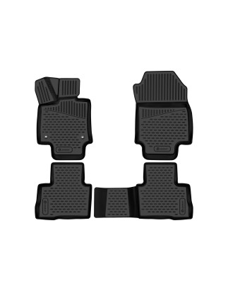 3D Tappetini su misura per TOYOTA RAV4, 12/2018-, station wagon, XA50 hybrid, Europe, 4 pcs. (Cod. N