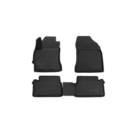 3D Tappetini su misura per TOYOTA Auris, 2012-, 4 pcs. (Cod. N-EXP.NLC.3D.48.62.210k)