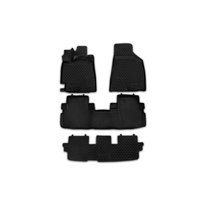 3D Tappetini su misura per TOYOTA Highlander, 2010-2014 4 pcs. (Cod. N-EXP.NLC.3D.48.50.210kh)
