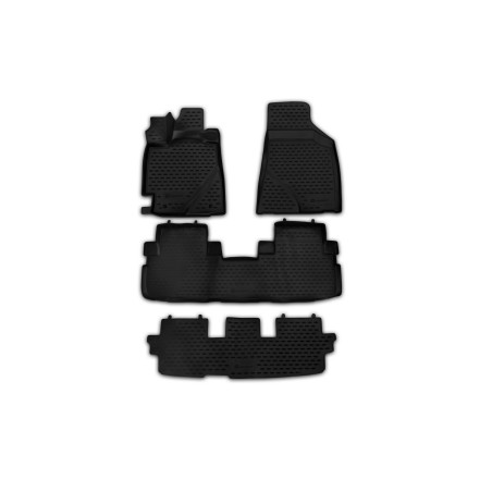 3D Tappetini su misura per TOYOTA Highlander, 2010-2014 4 pcs. (Cod. N-EXP.NLC.3D.48.50.210kh)