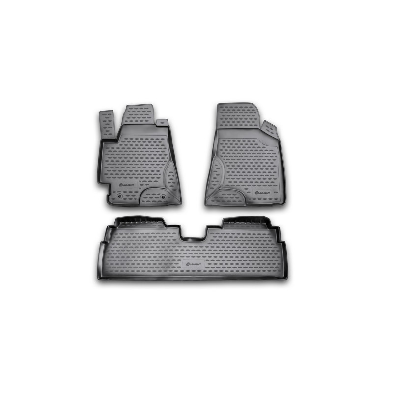 Tappetini su misura per TOYOTA Highlander (I, XU20), 2001-2007, 3 pcs. (Cod. N-EXP.NLC.48.44.210)