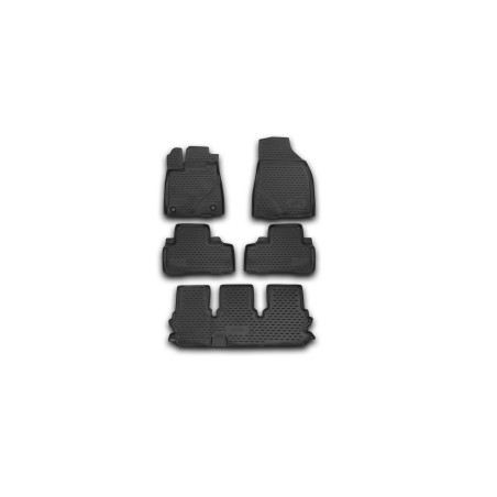 Tappetini su misura per TOYOTA Highlander (exclud. Hybrid), 2014-2019, 5 pcs. (Cod. N-EXP.NLC.48.75.