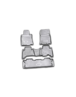 Tappetini su misura per TOYOTA Land Cruiser Prado 12/2009-2013, 5 pcs., 7 posti (Cod. N-EXP.NLC.48.2