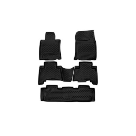 Tappetini su misura per TOYOTA Land Cruiser Prado 12/2009-2013, 5 pcs., 7 seat. (Cod. N-EXP.NLC.48.2