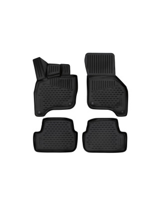3D Tappetini su misura per VOLKSWAGEN eGolf, 2014 - , Europe, 4 pcs. (Cod. N-EXP.ELEMENT3D02539210k)