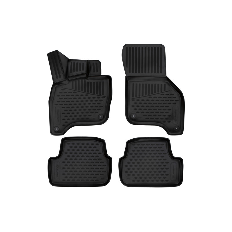 3D Tappetini su misura per VOLKSWAGEN eGolf, 2014 - , Europe, 4 pcs. (Cod. N-EXP.ELEMENT3D02539210k)