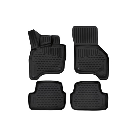3D Tappetini su misura per VOLKSWAGEN eGolf, 2014 - , Europe, 4 pcs. (Cod. N-EXP.ELEMENT3D02539210k)