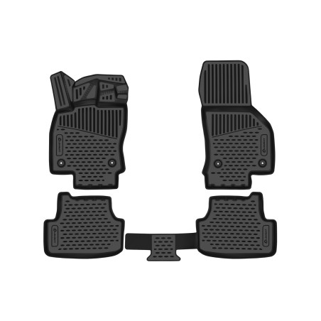 3D Tappetini su misura per VOLKSWAGEN Golf (VIII) 2019- Europe, 4pcs. (Cod. N-EXP.ELEMENT3DA70043210