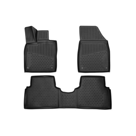 3D Tappetini su misura per VOLKSWAGEN iD.3, 2020-, berlina 2 volumi, 3 pcs. (polyurethane) (Cod. N-E