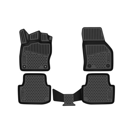 3D Tappetini su misura per VOLKSWAGEN Jetta 2018-2021 Europe, 4pcs. (Cod. N-EXP.ELEMENT3DAN0057210k)