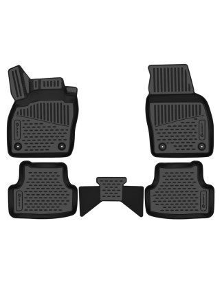 3D Tappetini su misura per VOLKSWAGEN Polo (V rest) 2014 -2020 Europe, 5pcs. (Cod. N-EXP.ELEMENT3DA3