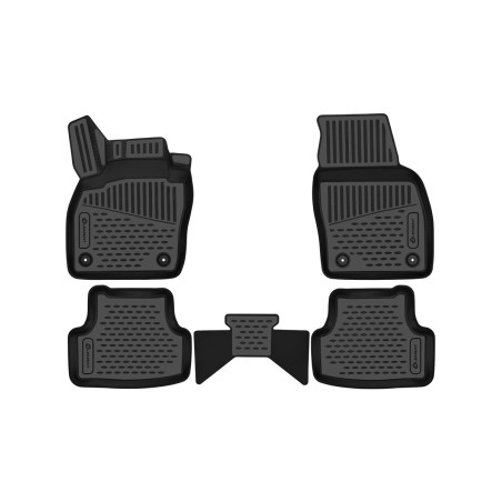 3D Tappetini su misura per VOLKSWAGEN Polo (V rest) 2014 -2020 Europe, 5pcs. (Cod. N-EXP.ELEMENT3DA3
