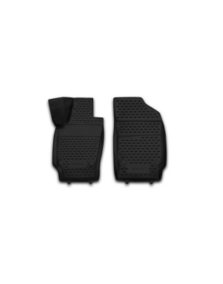 3D Tappetini su misura per VOLKSWAGEN Polo (V, Vp) 2nd row, 2009-2020, berlina, (Europa), 2 pcs. (Co
