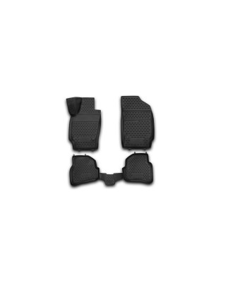 3D Tappetini su misura per VOLKSWAGEN Polo (V, Vp) 2009-2020, Hb, 4 pcs. (Cod. N-EXP.NLC.3D.51.28.21