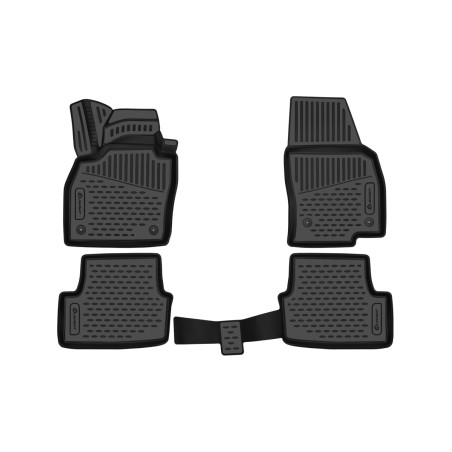3D Tappetini su misura per VOLKSWAGEN Taigo 2021-, Европа, 4pcs. (Cod. N-EXP.ELEMENT3DA7054221