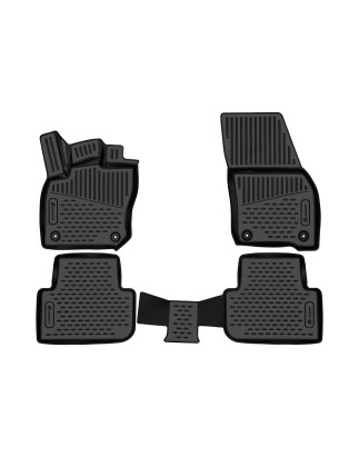 3D Tappetini su misura per VOLKSWAGEN Tiguan (II Restyling) 2020-, SUV, Hybrid 5 doors. Europe, 4 pc