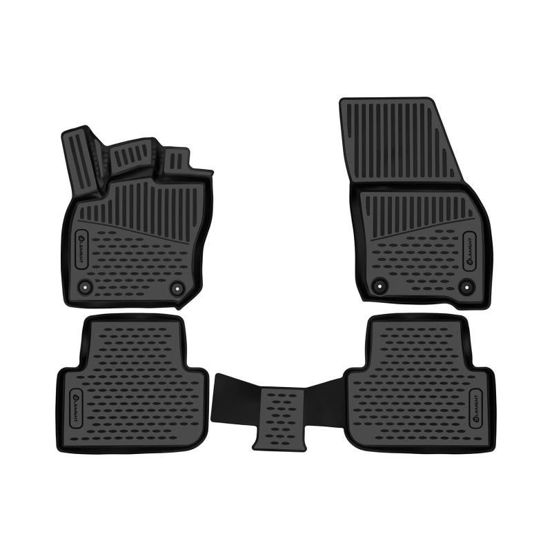 3D Tappetini su misura per VOLKSWAGEN Tiguan (II Restyling) 2020-, SUV, Hybrid 5 doors. Europe, 4 pc