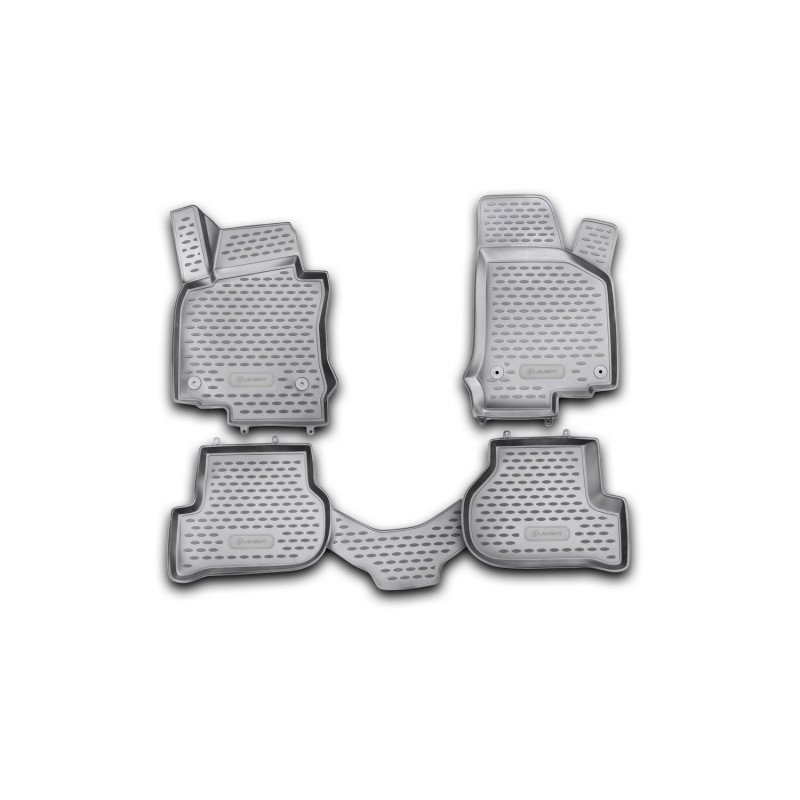 3D Tappetini su misura per VOLKSWAGEN Golf VI 04/2009-, 4 pcs. (Cod. N-EXP.NLC.3D.51.26.210kh)