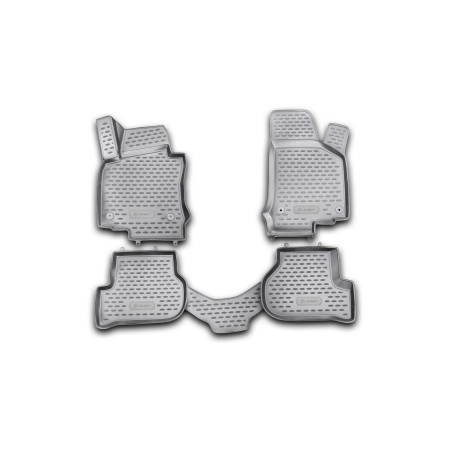 3D Tappetini su misura per VOLKSWAGEN Golf VI 04/2009-, 4 pcs. (Cod. N-EXP.NLC.3D.51.26.210kh)