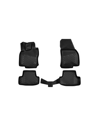 3D Tappetini su misura per VOLKSWAGEN T-Roc, 2017-, SUV, 4 pcs. (Cod. N-EXP.ELEMENT3D5164210k)