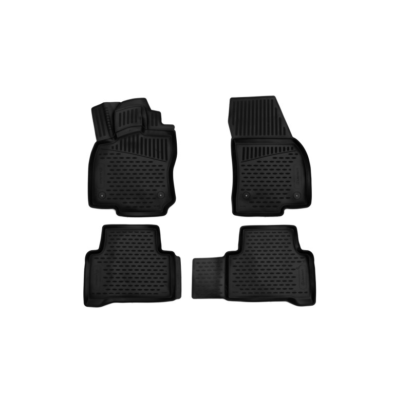 3D Tappetini su misura per VOLKSWAGEN Touran II, 2015-, 5 posti, minivan, 4 pcs. (Cod. N-EXP.ELEMENT