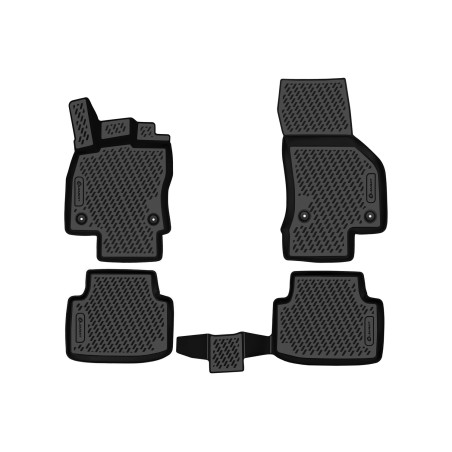3D Tappetini su misura per VOLKSWAGEN Passat B8, sedan/ station wagon, 2015- , assembly Germany, 4 p
