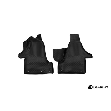 3D Tappetini su misura per VOLKSWAGEN Transporter (T6), 2015-, VAN, (Europe), 2 pcs. (Cod. N-EXP.ELE