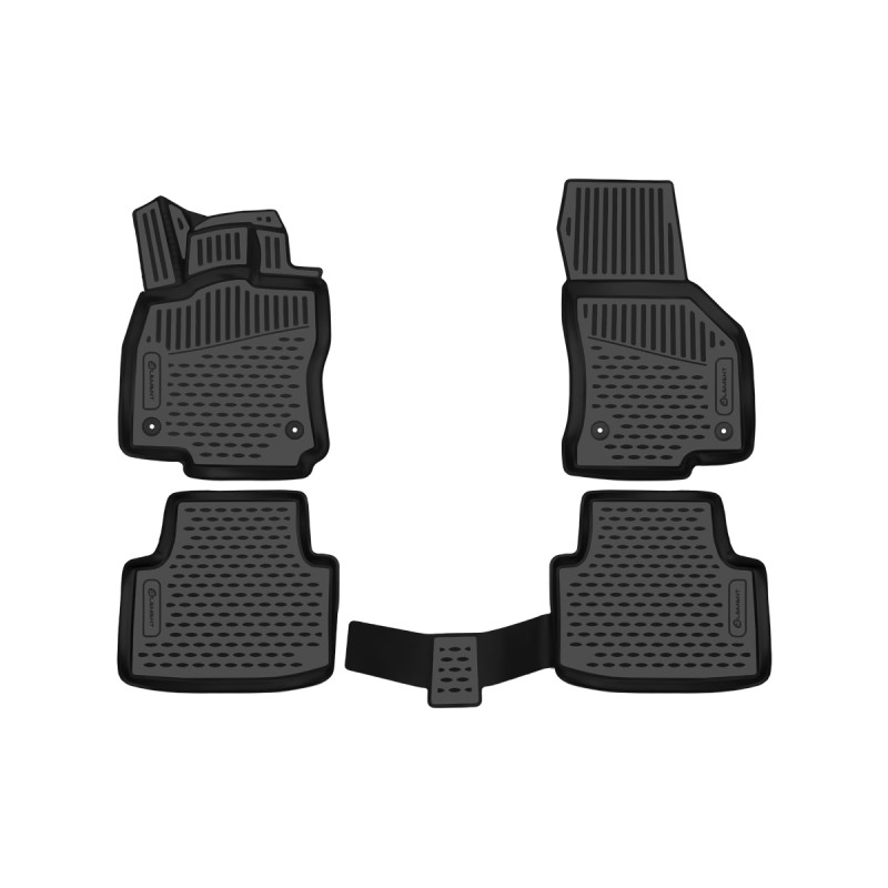 3D Tappetini su misura per VOLKSWAGEN Passat B8 (Typ 3G), 2015-, sedan/station wagon, (Europa), 4 pc