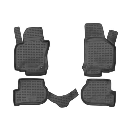 Tappetini su misura per VOLKSWAGEN Golf VI 04/2009-, berlina 2 volumi, 4 pcs., without armrest. (Cod