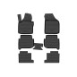 Tappetini su misura per VOLKSWAGEN Touran (I), 2003-2010, (II), 2010-2015, 7 posti., 6 pcs. (Cod. N-