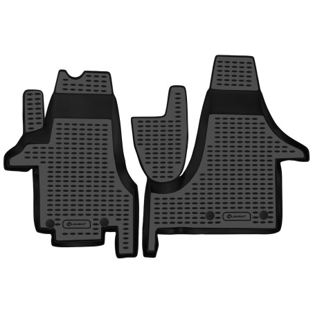Tappetini su misura per VW Transporter 2004-2015, 2 pcs. (Cod. N-EXP.NLC.51.11.210)