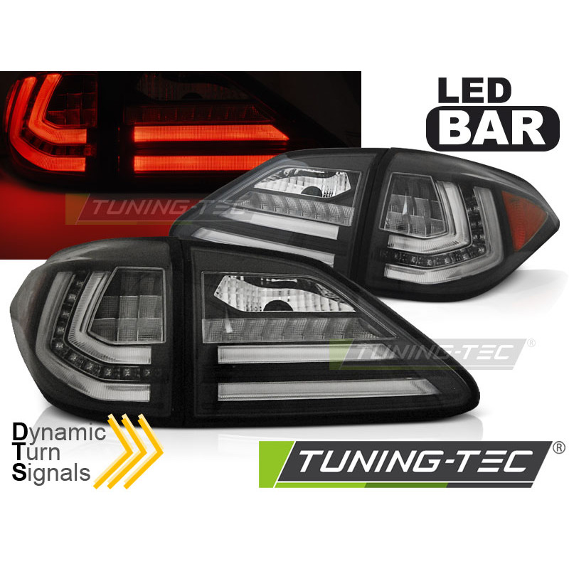 Fanali Posteriori LED Nero per Lexus Rx Iii 350 2009-2012 (Cod. TT-LDLE05)