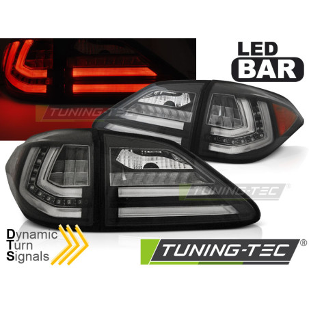 Fanali Posteriori LED Nero per Lexus Rx Iii 350 2009-2012 (Cod. TT-LDLE05)