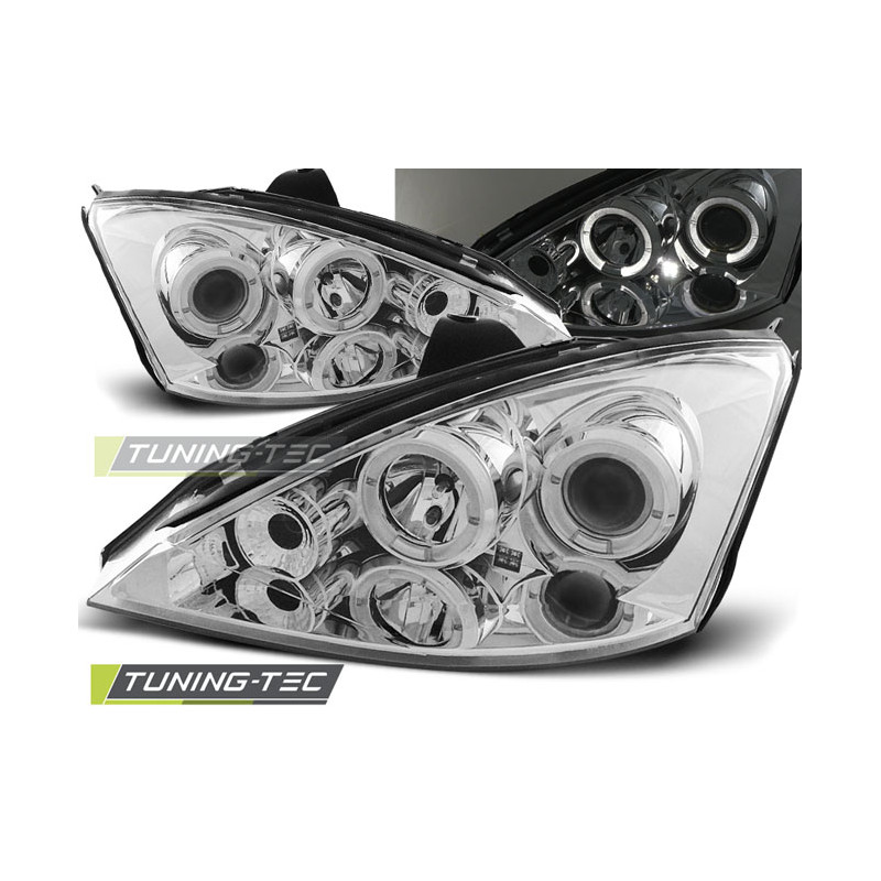 Fari Anteriori Angel Eyes per Ford Focus 10/1998-10/2001 (Cod. TT-LPFO03)