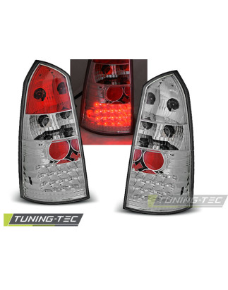 Fanali Posteriori LED Cromato per Ford Focus Mk1 10/1998-10/2004 (Cod. TT-LDFO01)