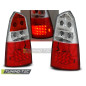 Fanali Posteriori LED Rosso/bianco per Ford Focus Mk1 10/1998-10/2004 (Cod. TT-LDFO02)