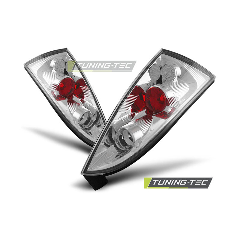 Fanali Posteriori Cromato per Ford Focus Mk1 10/1998-10/2004 (Cod. TT-LTFO17)