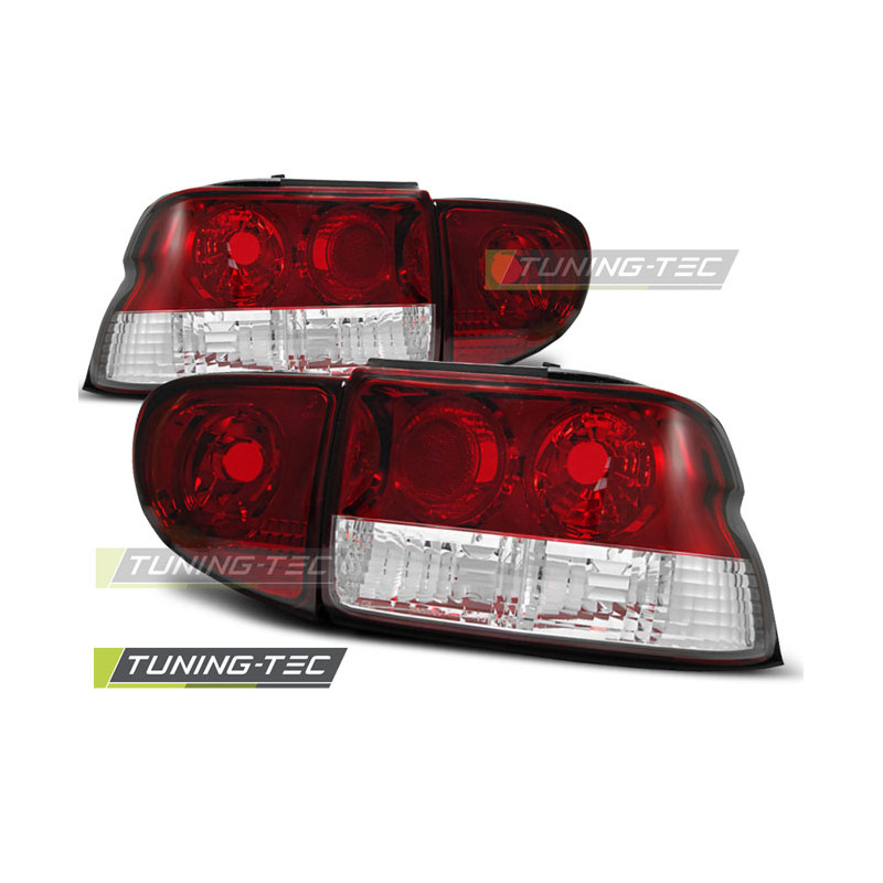 Fanali Posteriori Rosso/bianco per Ford Escort Mk6/7 1993-2000 (Cod. TT-LTFO25)