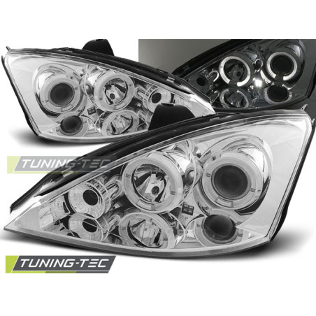 Fari Anteriori Angel Eyes per Ford Focus 11/2001-10/2004 (Cod. TT-LPFO01)