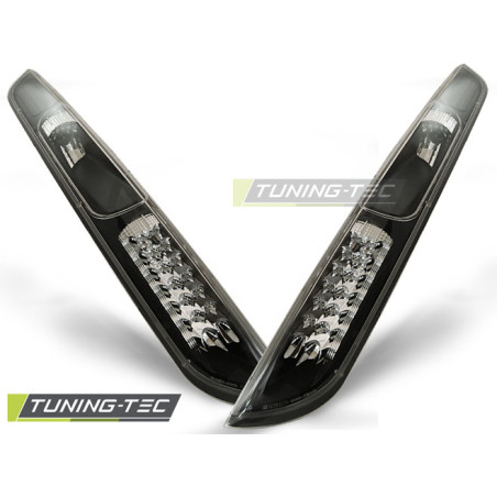 Fanali Posteriori LED LED Nero per Ford Focus Mk2 09/2004-2008 (Cod. TT-LDFO08)